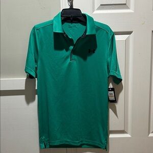 Under Armour Men's Vibrant Green Polo NWT